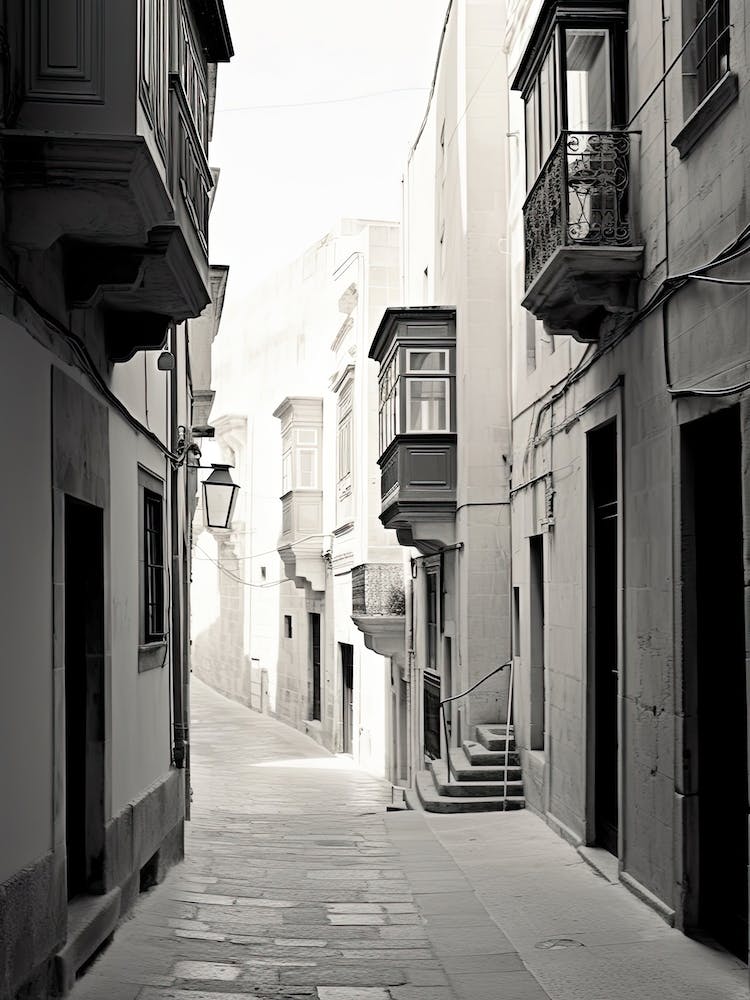 Valletta, Malta, Black And White Photography 2