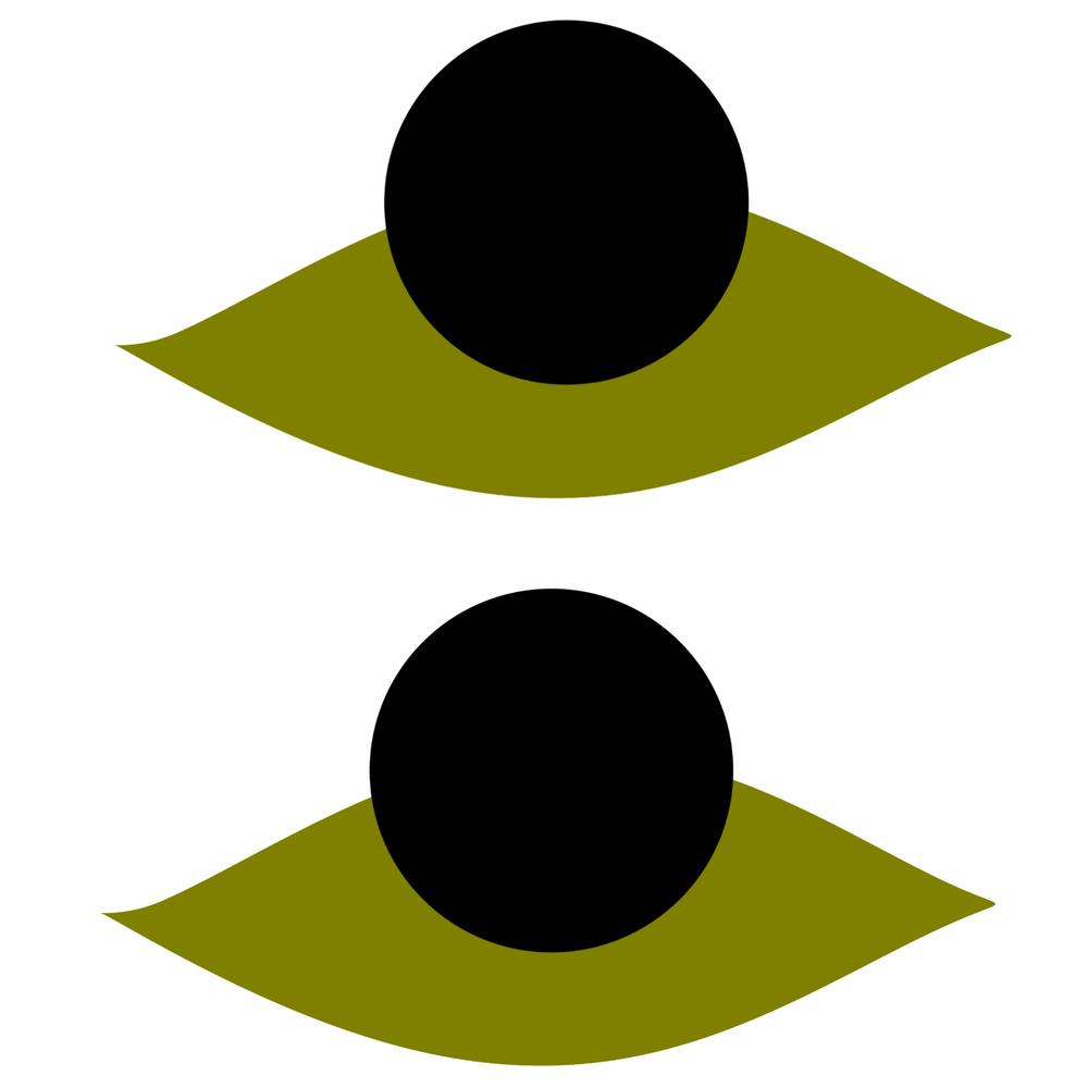 Green Eyes With Black Dots