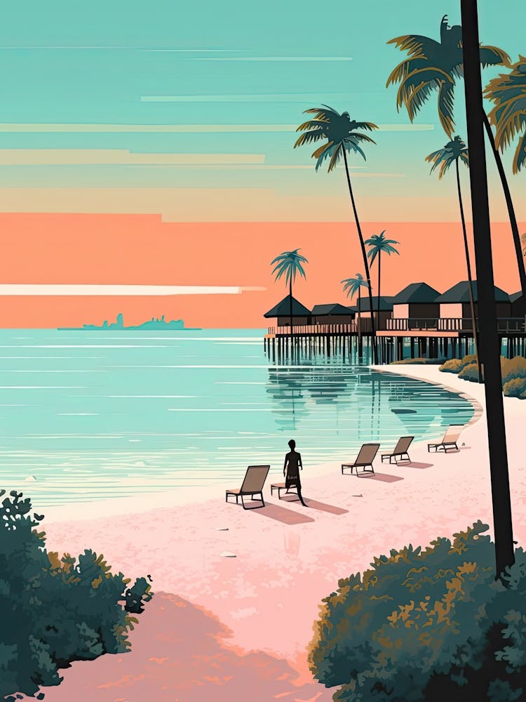 Maldives, Graphic Illustration 2