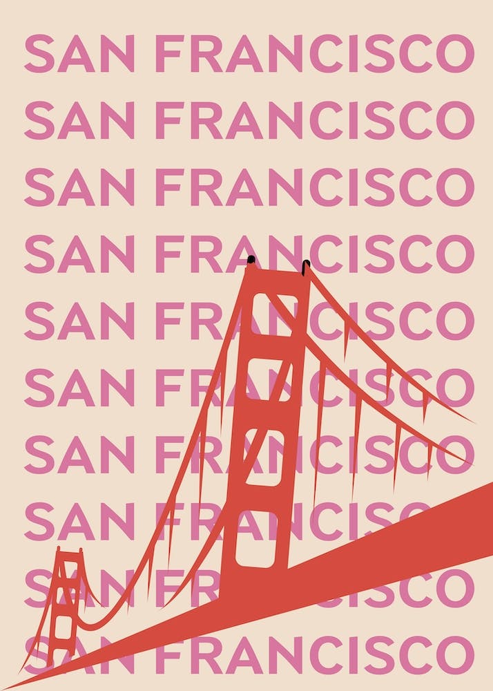 San Francisco Red City California