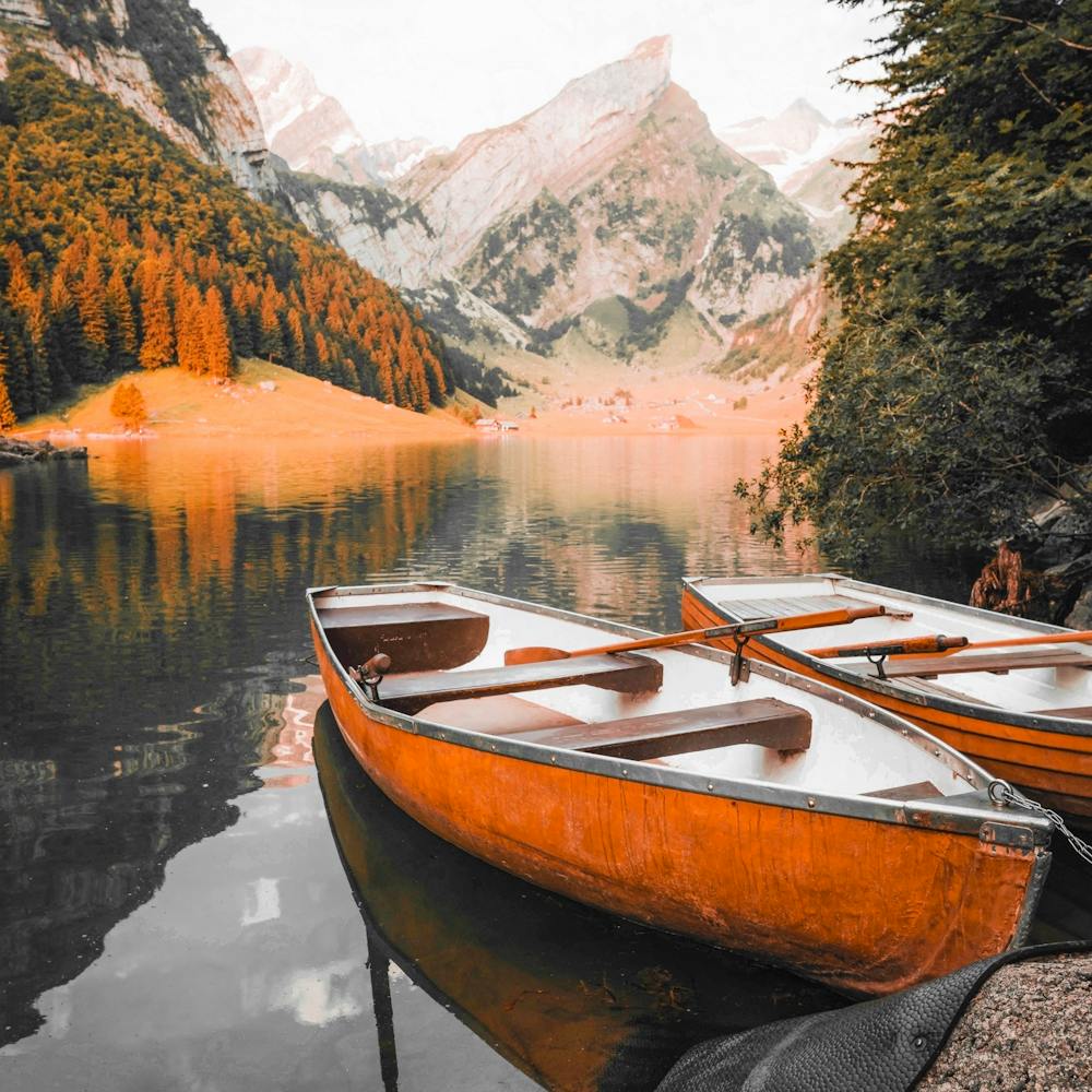 Two Boats On A Lake 1