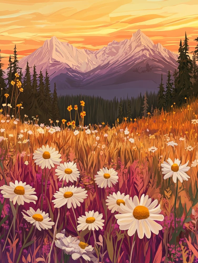 Daisies In The Meadow 14