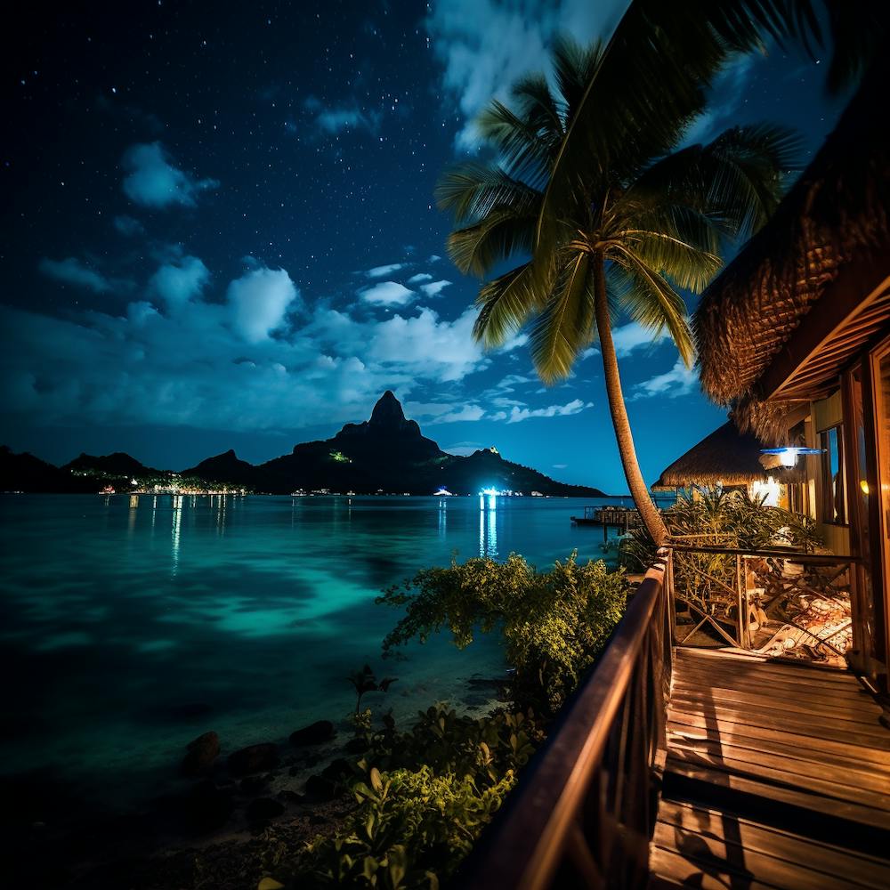 Bora Bora At Night 1