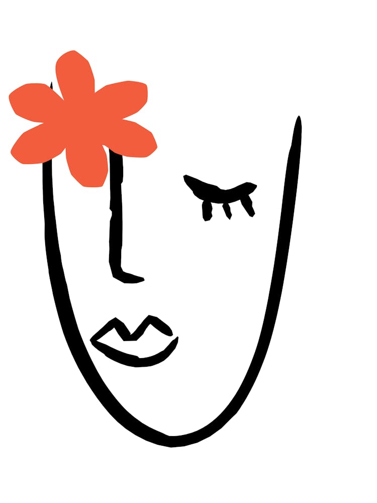 Face With Flower 1