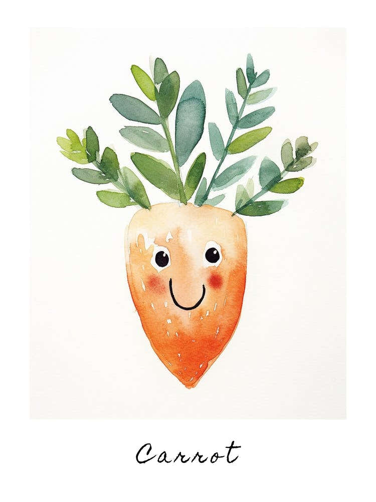 Friendly Kids Carrot 1 Poster