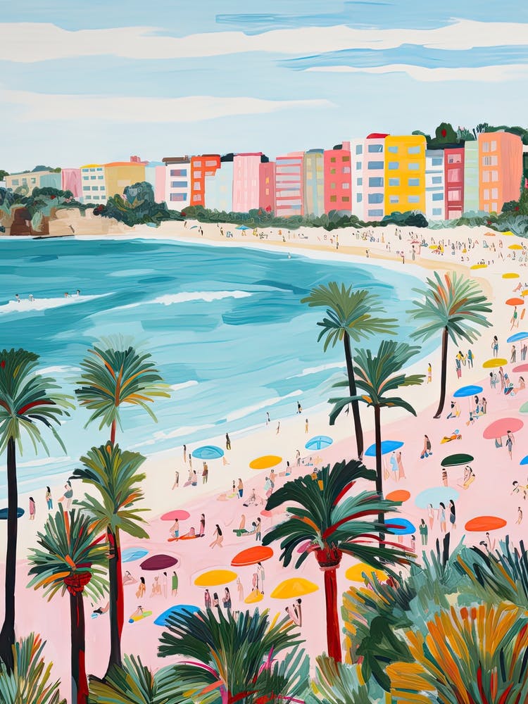 Bondi Beach, Sydney, Australia, Matisse And Rousseau Style 5