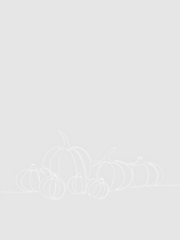 Pumpkins On A Table