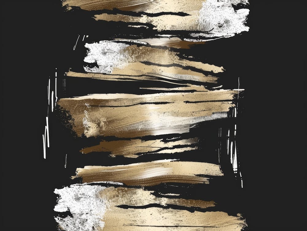 Gold Brushstrokes 1