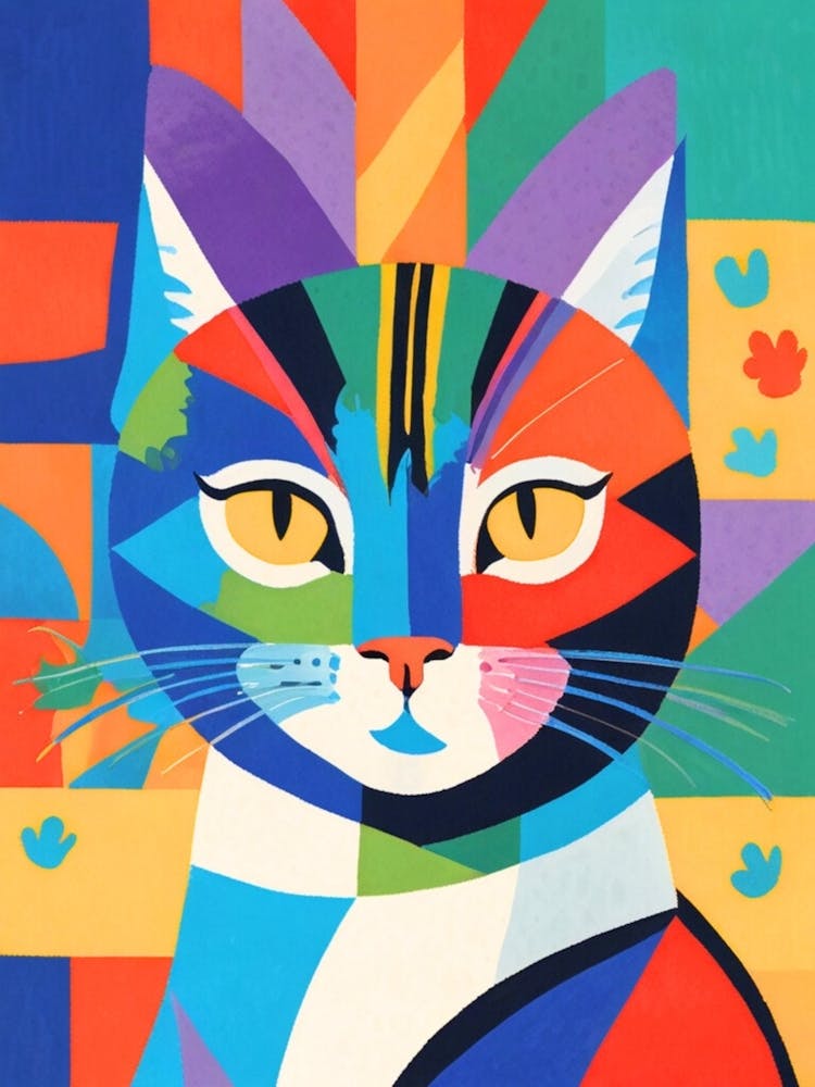 Colorful Cat 3