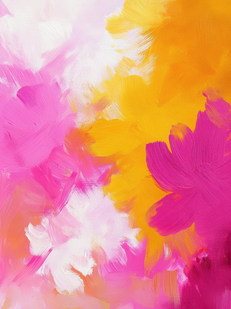 Abstract Flower Painting 23