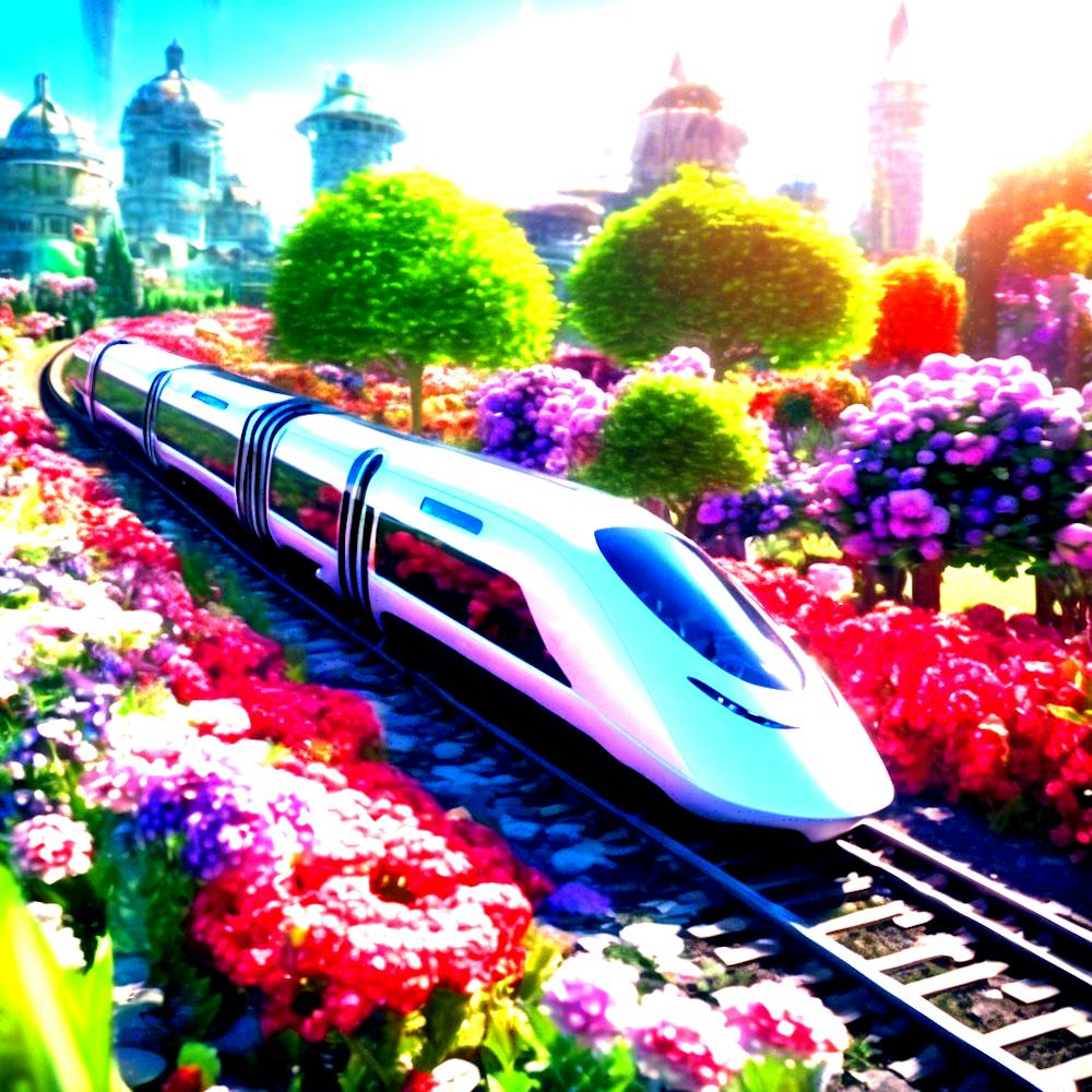 Train In The Garden