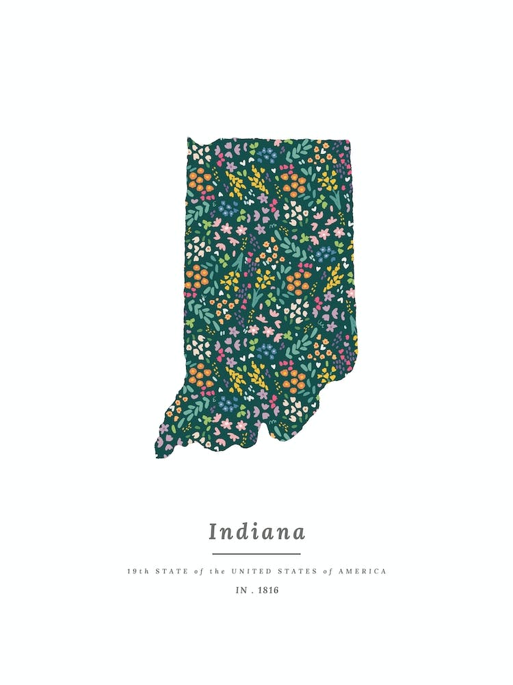 Indiana State | Wildflowers on Juniper Green