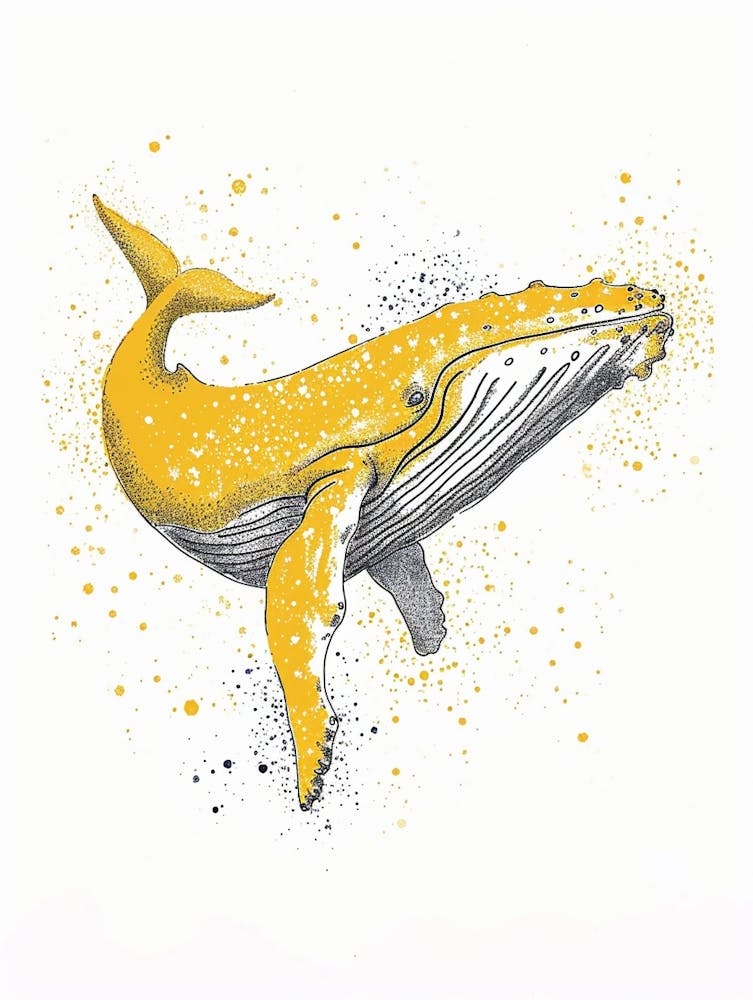 Yellow Humpback Whale 4