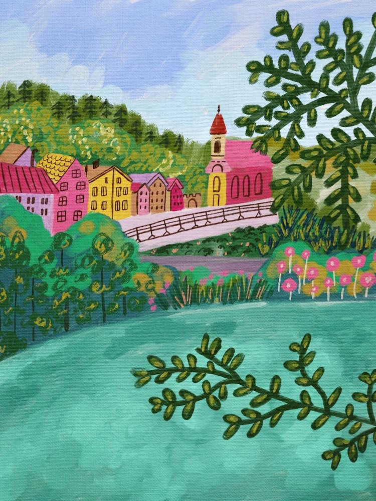 Village By The Lake