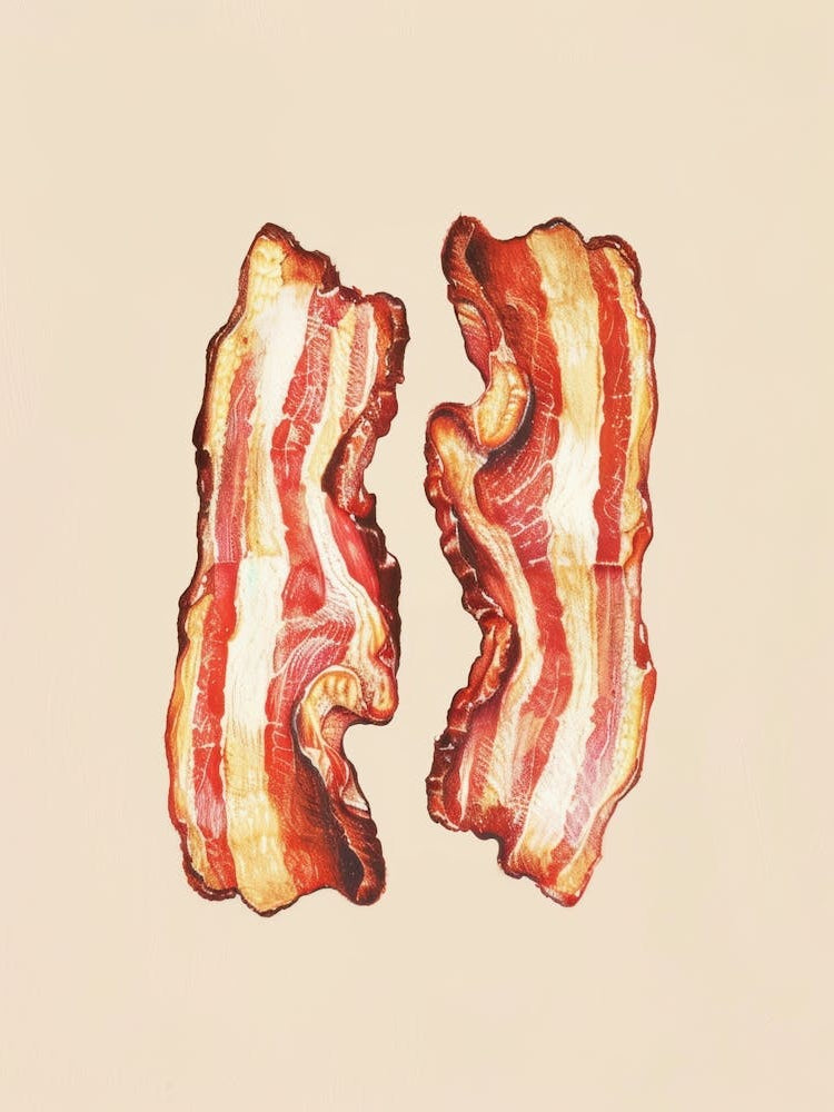 Bacon Canvas Print