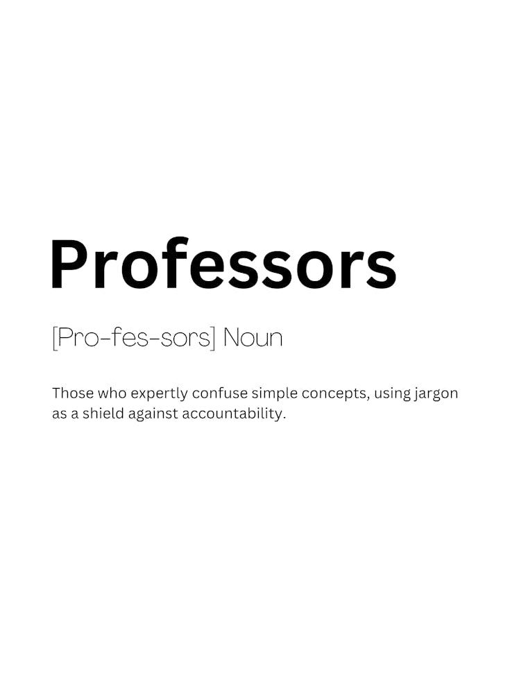 Professors Definition Meaning