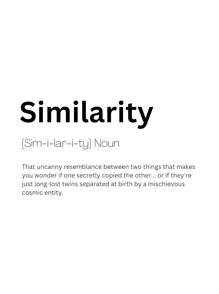 Similarity Definition Meaning 1