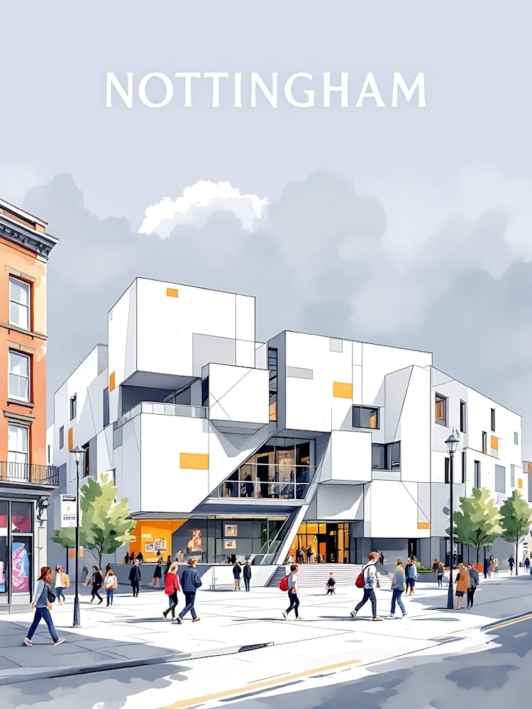 Nottingham Retro Vintage Travel V 05