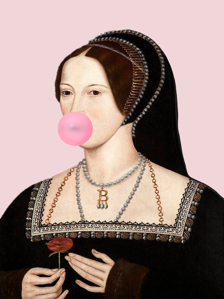 Anne Boleyn Bubble-Gum Queen