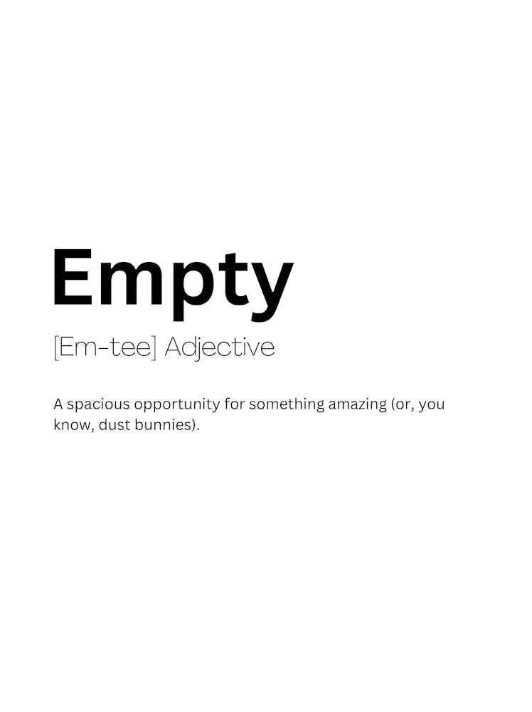 Empty Definition Meaning 1