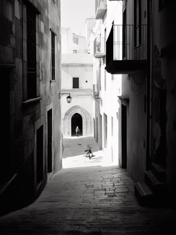 Tarragona Spain Black And White Analogue Photography 4