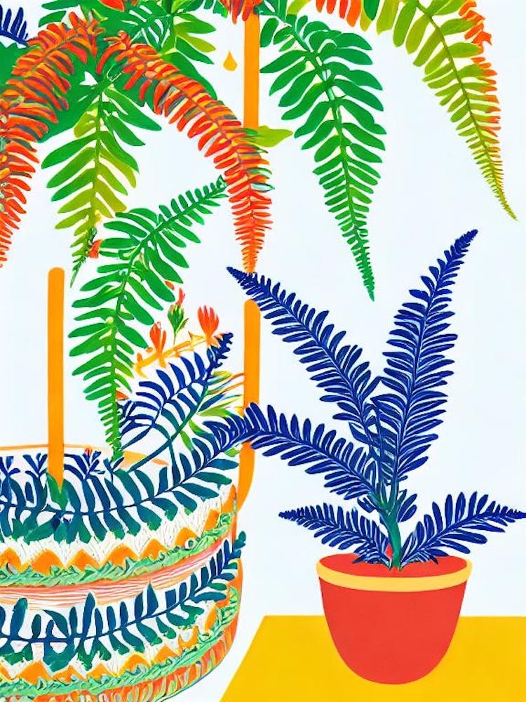 Blue Star Fern Eclectic Boho Plant