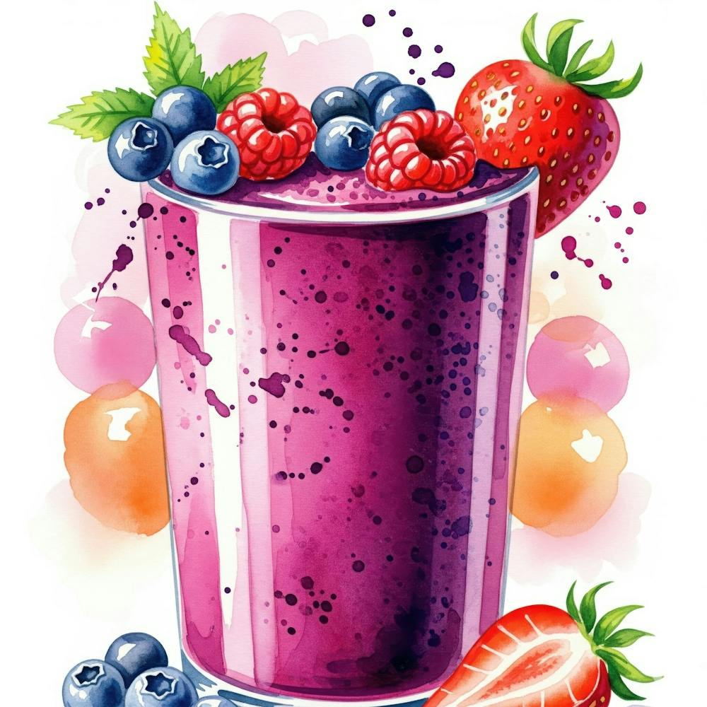Smoothie With Berries