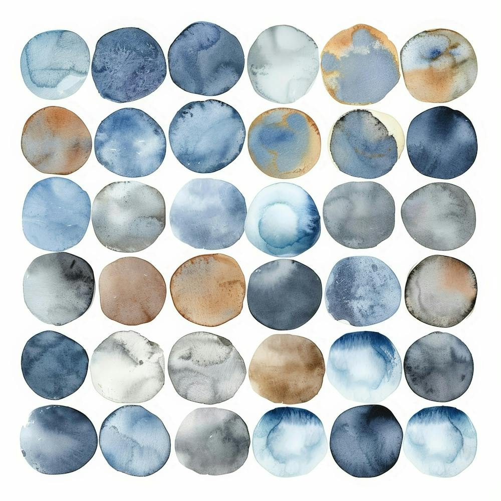 Watercolor Circles 11