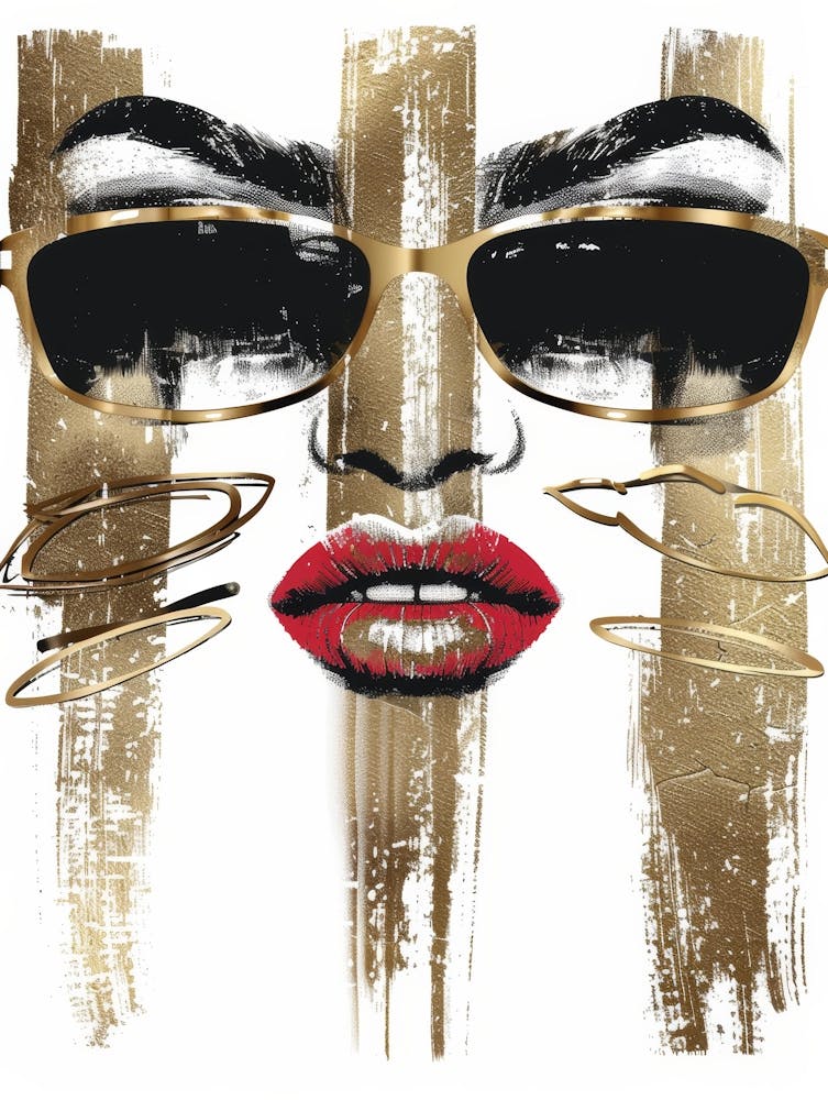 Gold Face 8