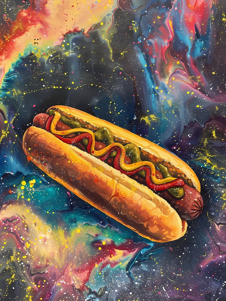 Hot Dog In Space