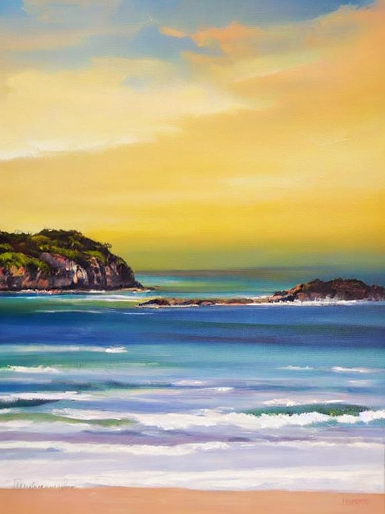 Balmoral Beach, Australia Bright Abstract