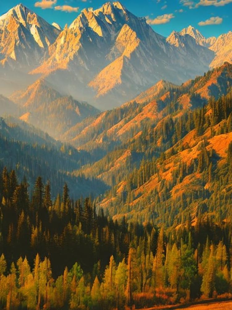 Sequoia National Park 2 United States Of America Vintage Poster