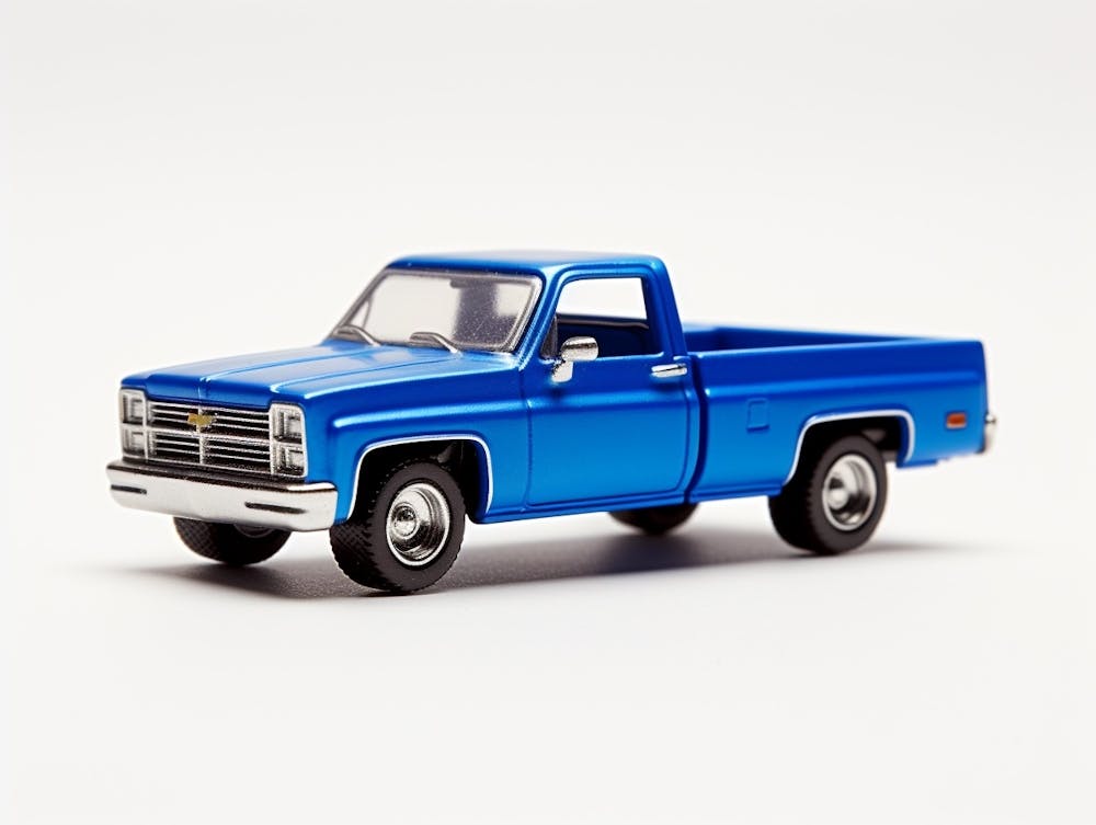 Toy Car 83 Chevy Silverado Blue