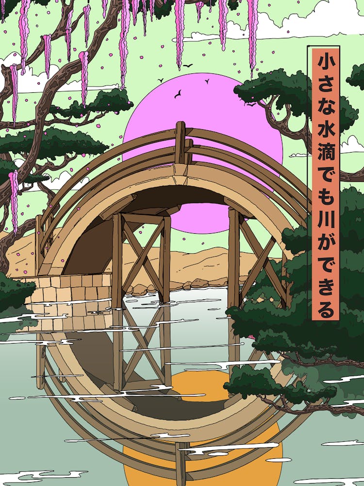Japanische Zierbrücke