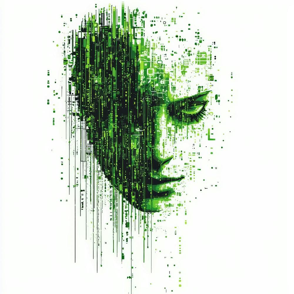 Matrix.Generated AI. Wall