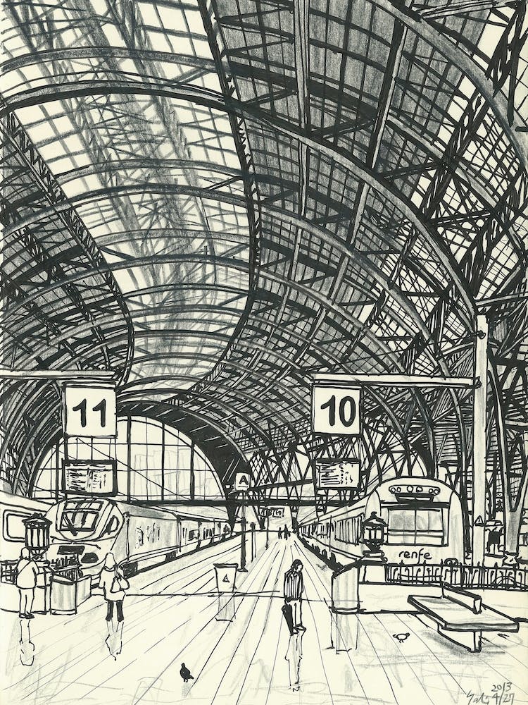 Barcelona France Station