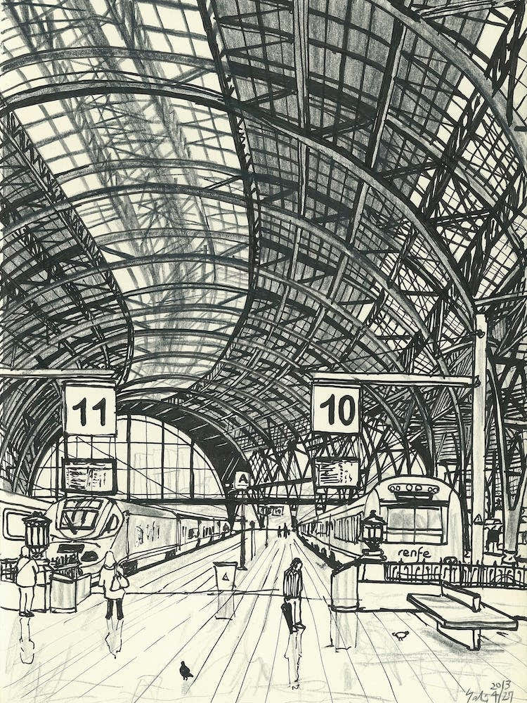 Barcelona France Station