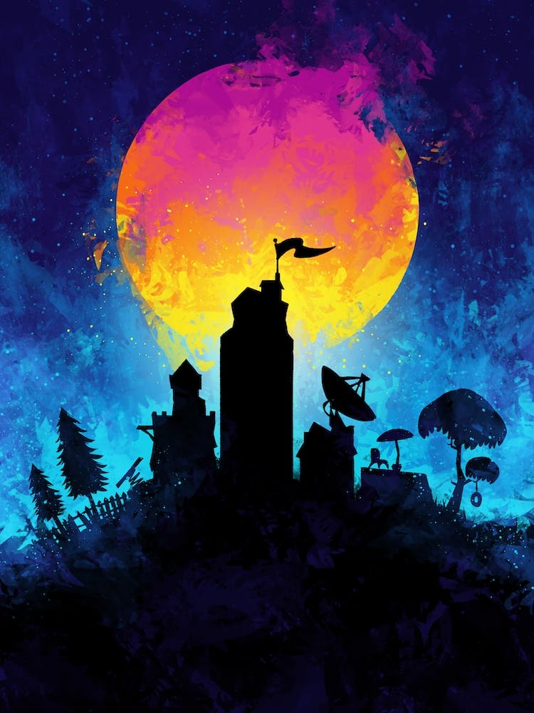 Fortnite Silhouette de Ville