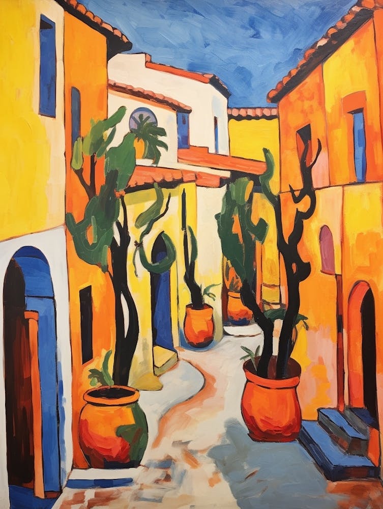 Pompeii Italy 3 Fauvist Painting