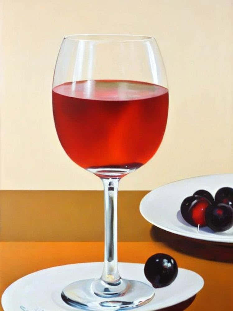 Sangiovese Mid Century Cocktail Poster