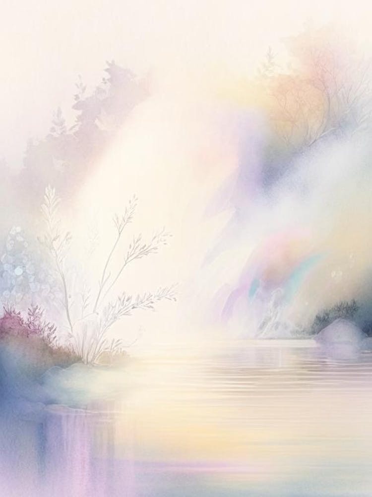 Boiling Water Waterscape Gouache 2