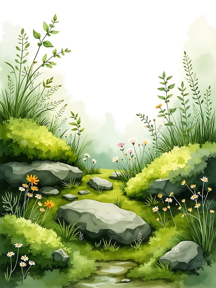 Misty Botanical Sage Vibes