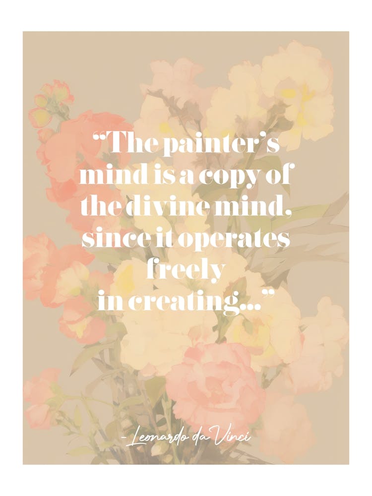 Artist Quote Da Vinci Leonardo