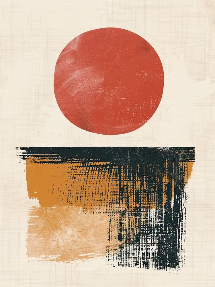 Golden Reflections In Retro Time Mid Century Style