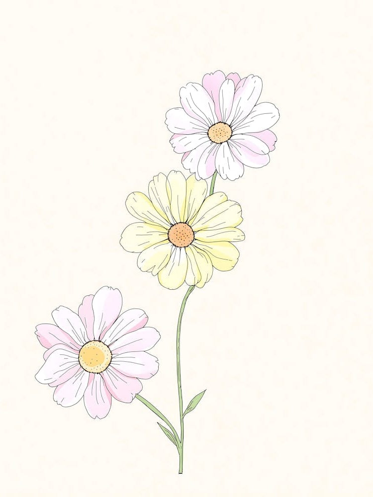 Boho Neutral Floral Bouquet with Soft Tones