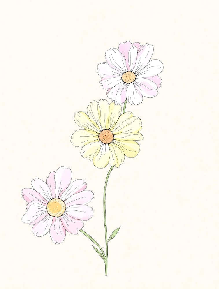 Boho Neutral Floral Bouquet with Soft Tones