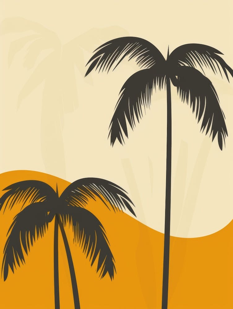 Palm Trees On The Beach 13