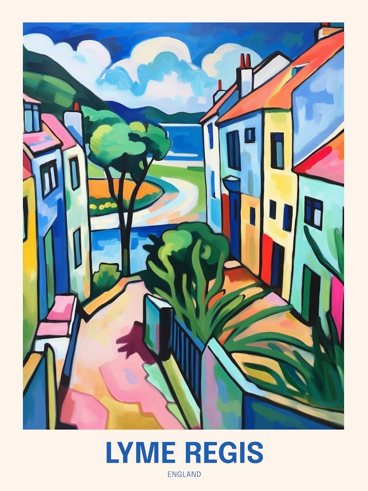 Lyme Regis England Uk Travel Poster