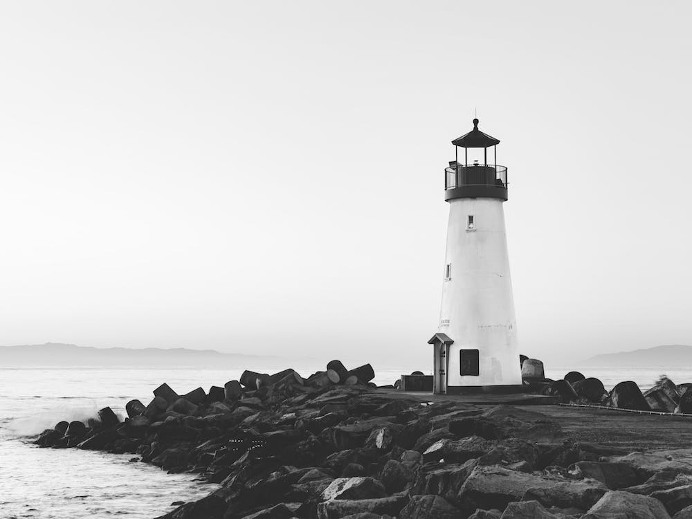 Minimalist Beach Light House