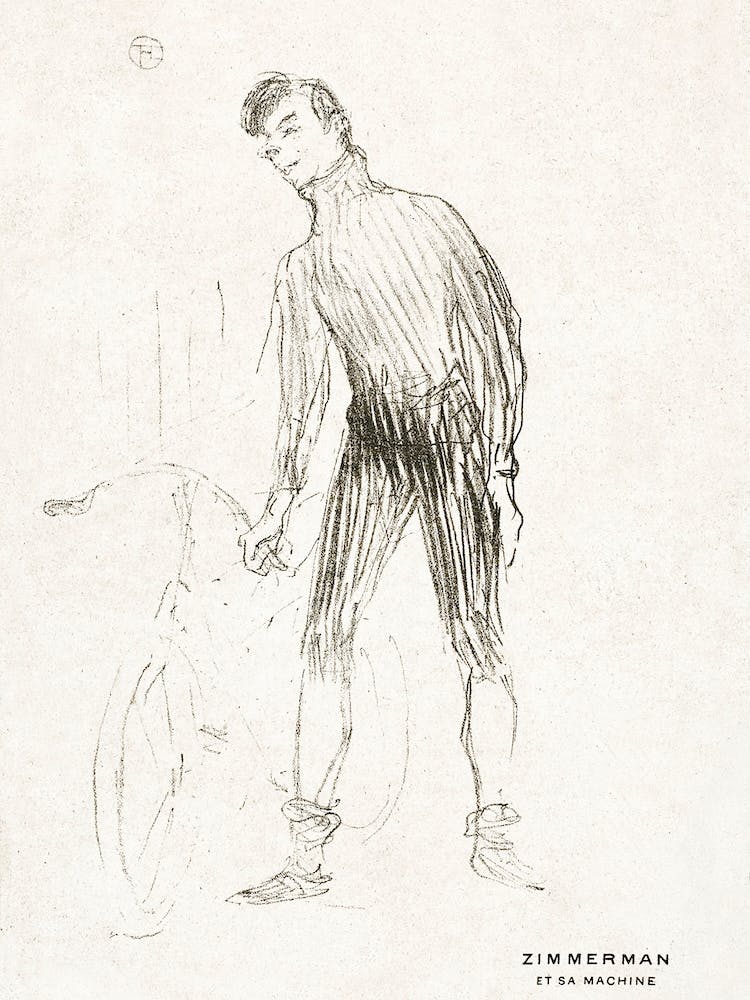 Zimmerman And His Machine (1895), Henri de Toulouse-Lautrec